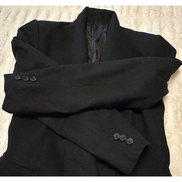 VINTAGE Women's Raspini Brand Black Blazer Jacket 100% Pure Wool Size XS/S - Picture 5 of 16
